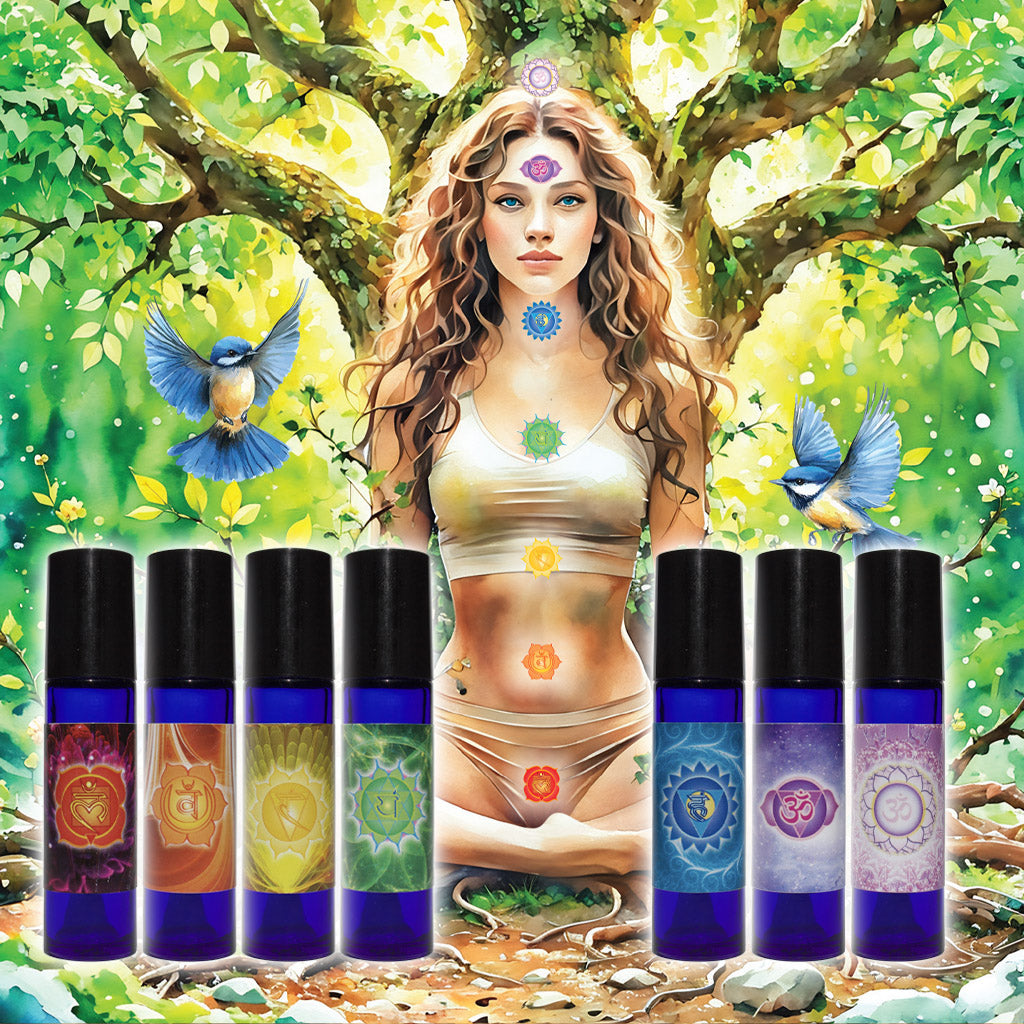 Chakra Perfume Set of Seven Perfumes